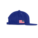 173rd Airborne CIB Snapback Cap - royal blue