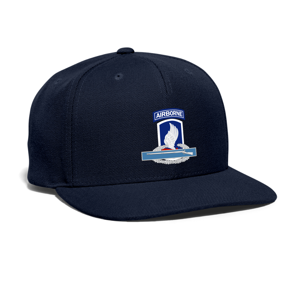 173rd Airborne CIB Snapback Cap - navy