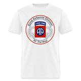 82nd Airborne All the Way Classic T-Shirt - white
