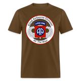 82nd Airborne All the Way Classic T-Shirt - brown