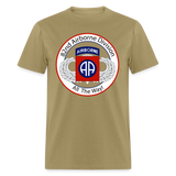 82nd Airborne All the Way Classic T-Shirt - khaki