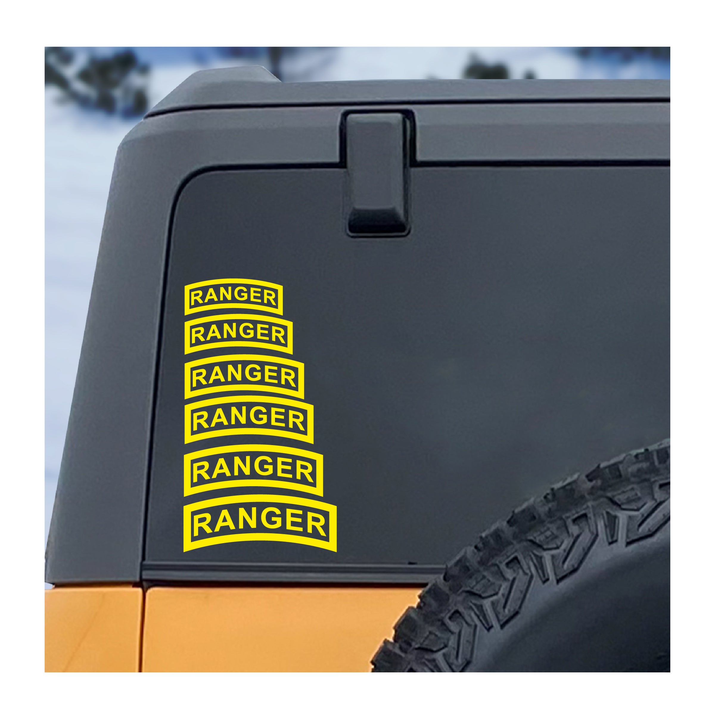 Army Tab LRS LRRP Recon Advisor Ranger Vinyl Decal