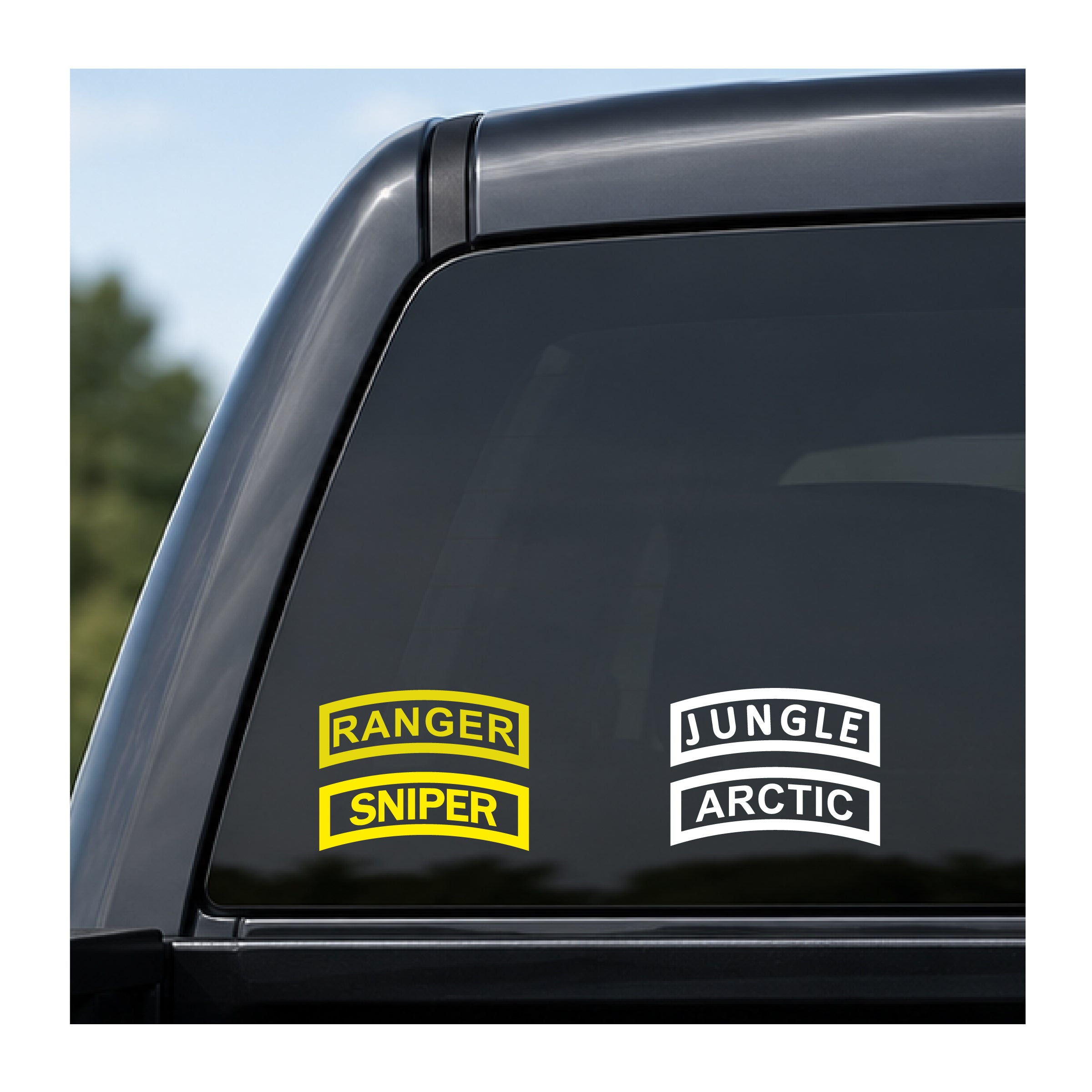 Army Tab LRS LRRP Recon Advisor Ranger Vinyl Decal