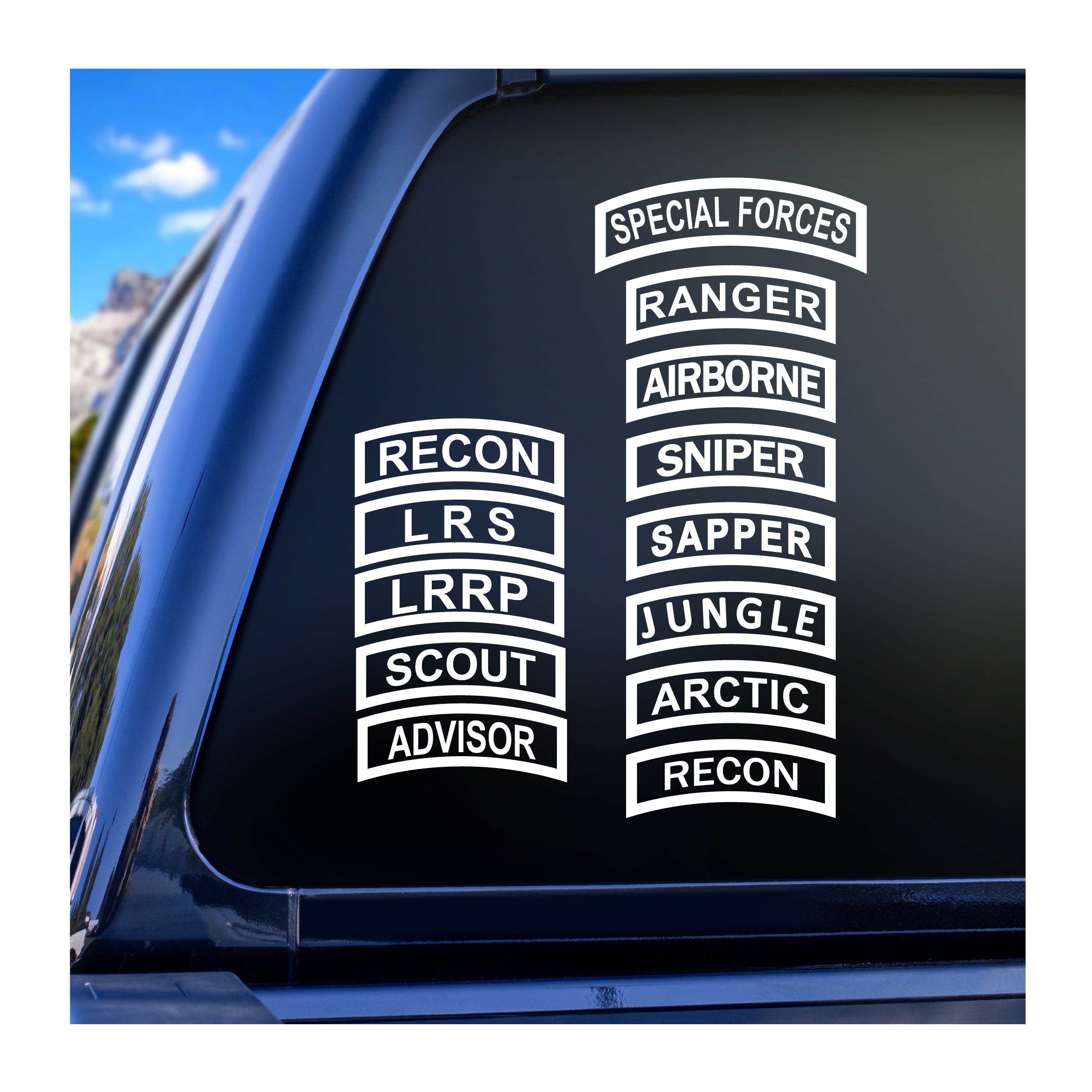 101st Airborne patch vinyl decal