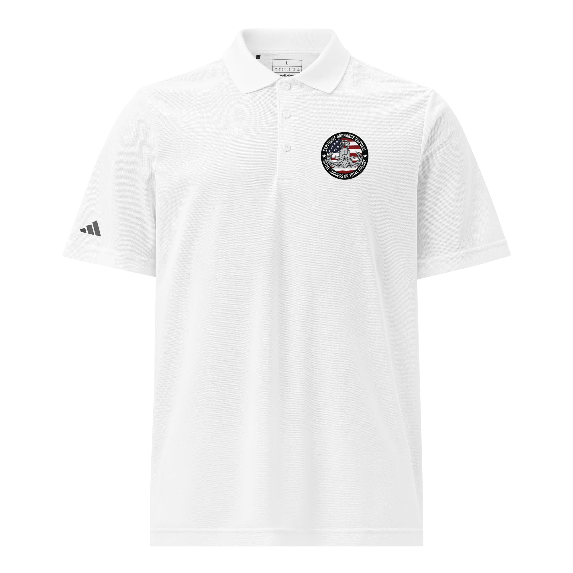 EOD Master ISoTF adidas sport polo in White