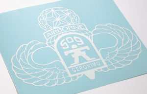 509th Airborne with Master Wings vinyl decal