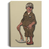 Army EOD Portrait Canvas .75in Frame