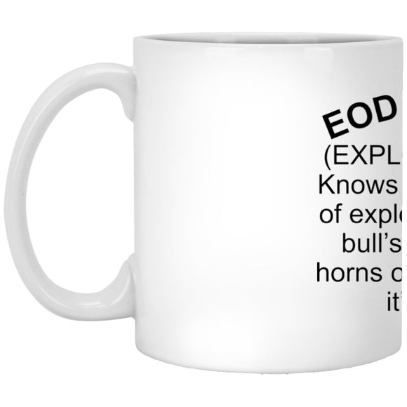 EOD Technician 11 oz. White Mug