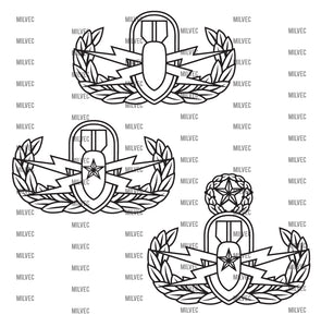 EOD Master Senior Basic Badges graphic