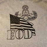 EOD Badge with Flag T-Shirt