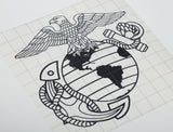 Marines Eagle Globe and Anchor Vinyl Decal