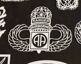 82nd Airborne Ranger with Master Wings vinyl decal