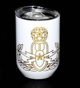 Short 12 oz Tumbler with choice of Vinyl Decal
