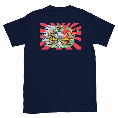 Navy EOD Yokosuka Detachment Japan t-shirt in black with unit logo design
