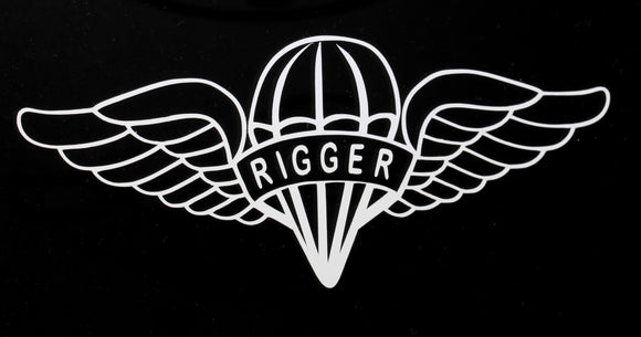 Rigger vinyl decal