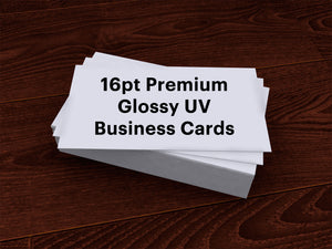 Business Cards - Glossy 16pt