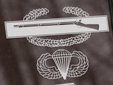 Combat Infantry Badge (CIB) Airborne Vinyl Decal