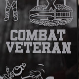 Combat Veteran Vinyl Decal
