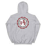 University of Bombs and Bullets Indian Head Aged Unisex Hoodie