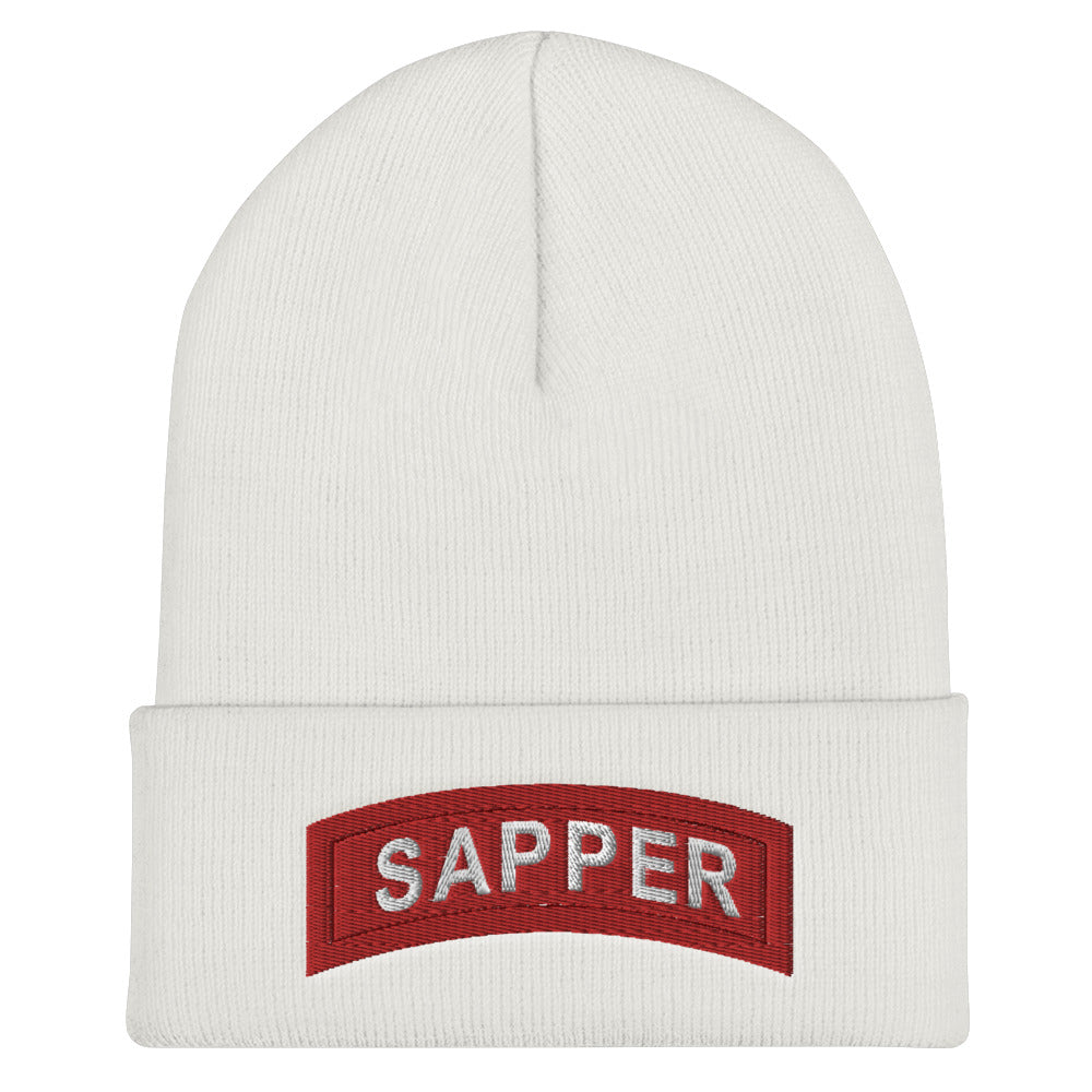 Engineer Sapper Tab Cuffed Beanie