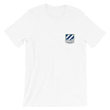 3rd Infantry patch and Combat Action Badge (CAB) Short-Sleeve Unisex T-Shirt