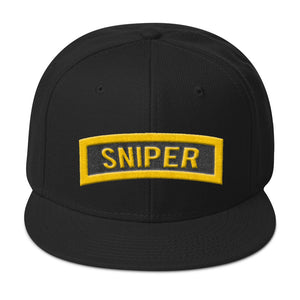 Army Sniper tab Snapback Hat