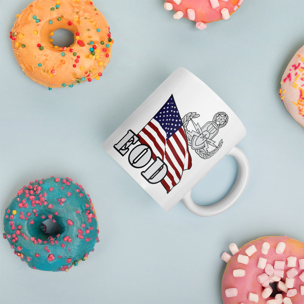 EOD Master and Flag mug