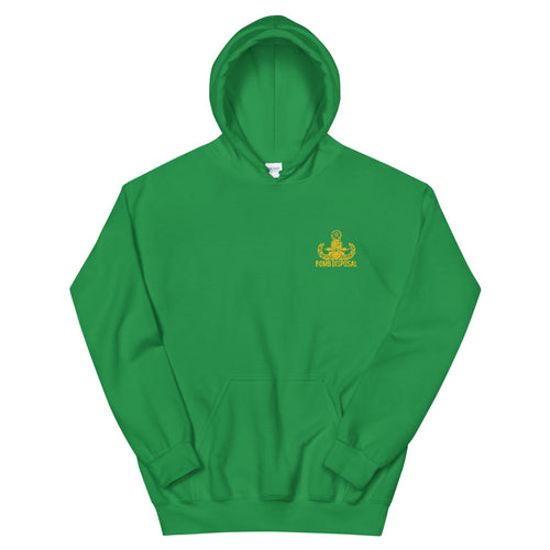 Explosive Ordnance Disposal EOD Logo Aged Unisex Hoodie