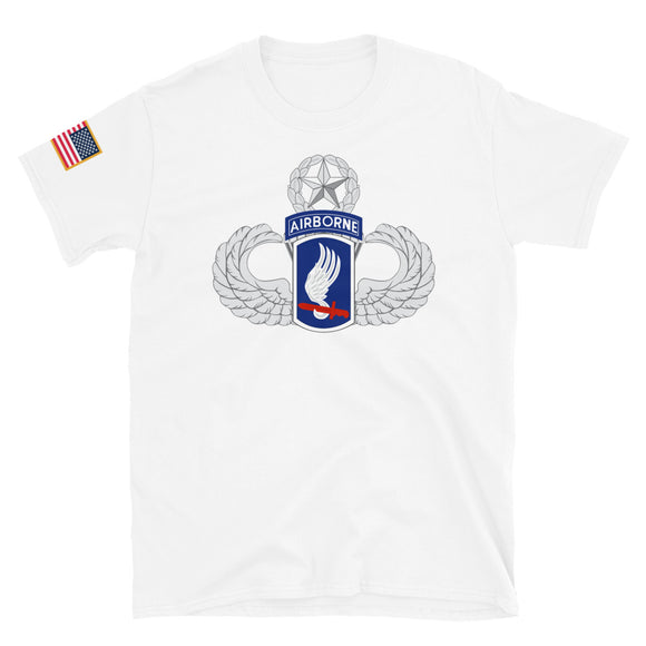 173rd Airborne with Master Airborne wings Short-Sleeve Unisex T-Shirt