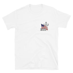 Master EOD Marine and US Flag Short-Sleeve Unisex T-Shirt