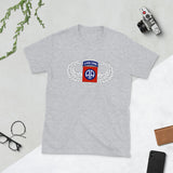 82nd Airborne Patch and Wings T-Shirt