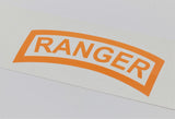 Ranger tab vinyl decal