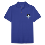 101st Airborne CIB Wings Men's Pique Polo Shirt - royal blue