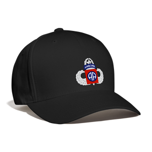 82nd Airborne Master Baseball Cap - black