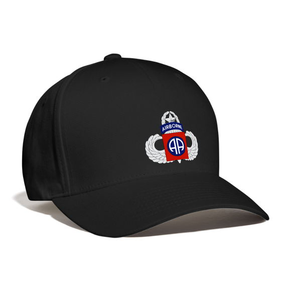 82nd Airborne Master Baseball Cap - black