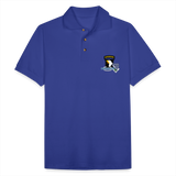 506th BN 101st Airborne CIB Men's Pique Polo Shirt - royal blue