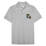 502nd CIB Airborne Men's Pique Polo Shirt - heather gray