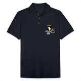 502nd CIB Airborne Men's Pique Polo Shirt - midnight navy