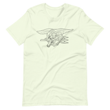 Navy SEALs Trident outline Short-Sleeve Unisex T-Shirt